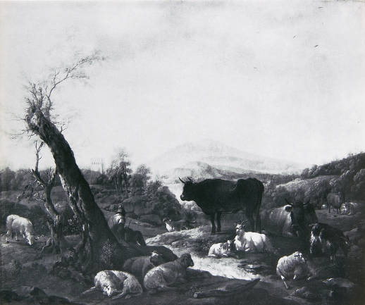 MT_86_Roos Joseph_Shepherd and Flock at the Old Willow Tree_1763